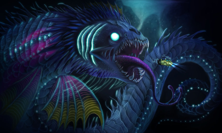 Deep Sea Monsters Wallpaper Monster By Shobey1kanoby