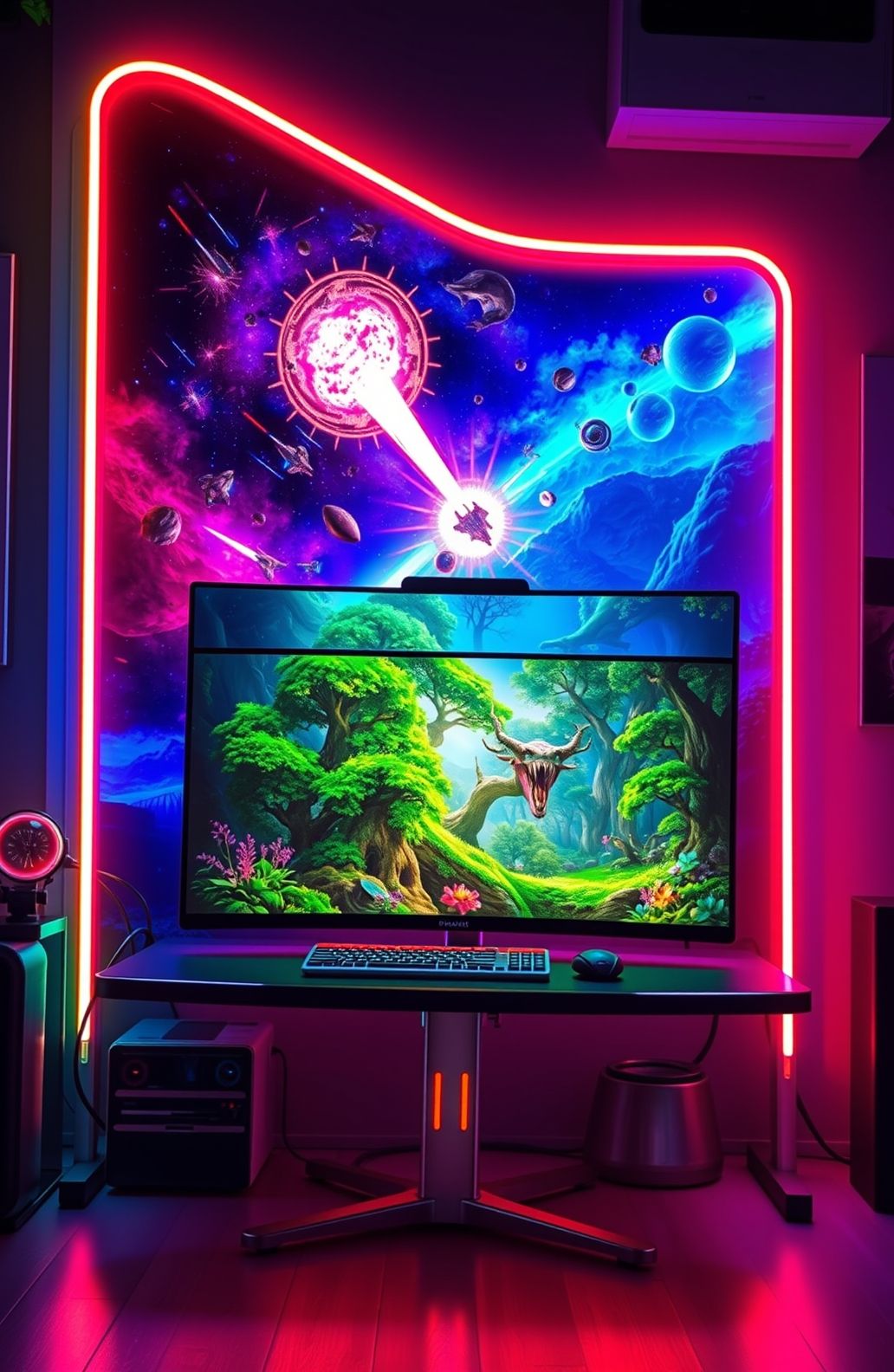 Dual Monitor Wallpaper Gaming