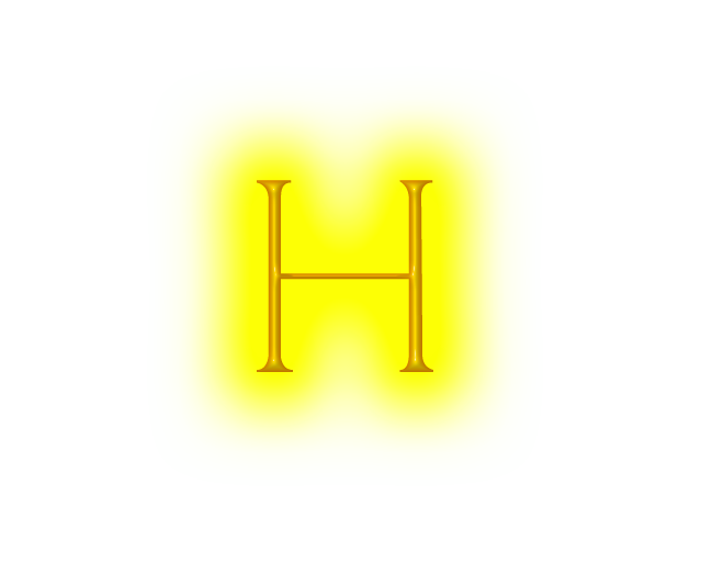 Letter H Wallpaper Yellow neon letter h by