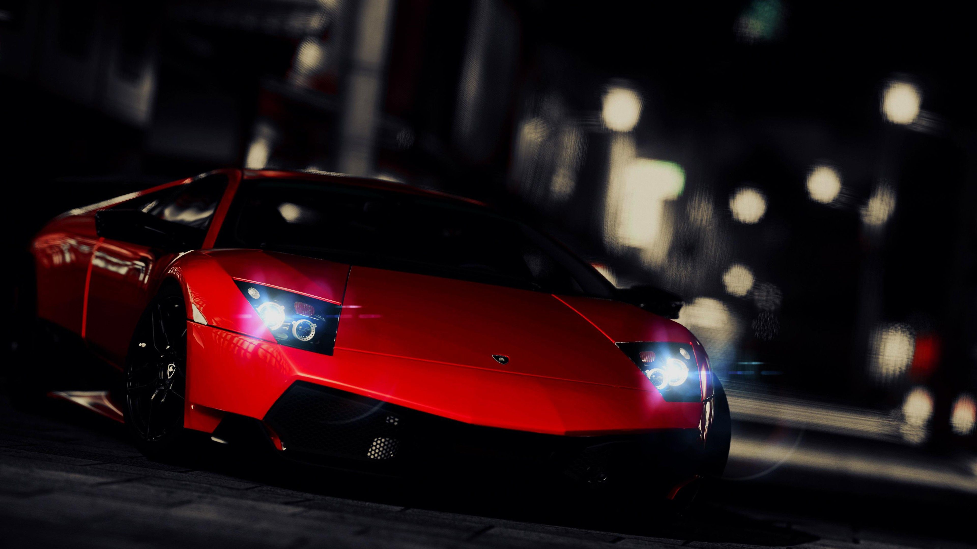Red Lambo Wallpaper Top Background