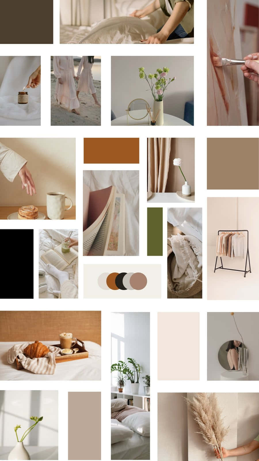 Relax Restore And Rejuvenate With Aesthetic Moodboard Wallpaper