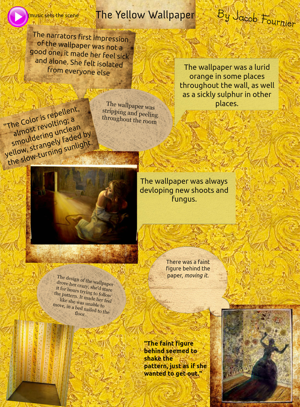American Literature The Yellow Wallpaper Assignment Jacob F By