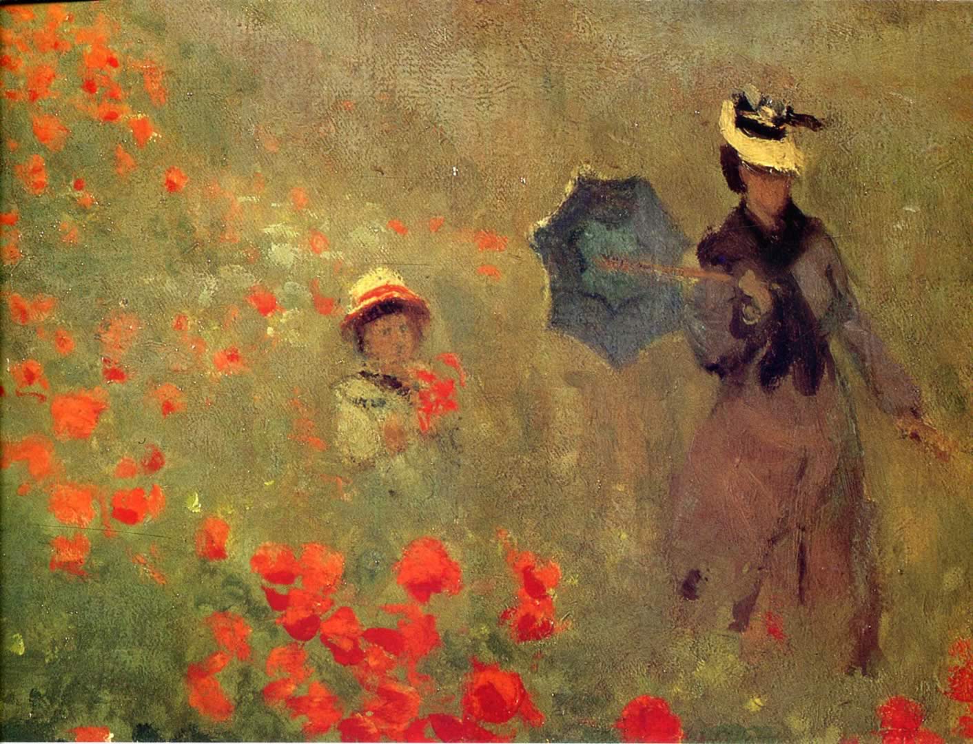  At Argenteuil Close Up Claude Monet Paintings Wallpaper