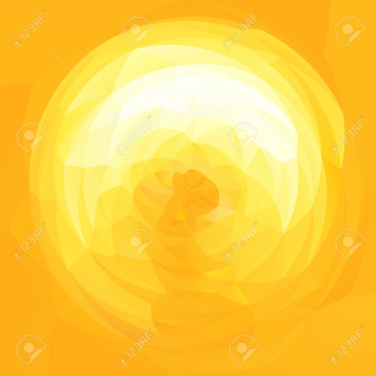Abstract Modern Artistic Rounded Shapes Background Sunshine
