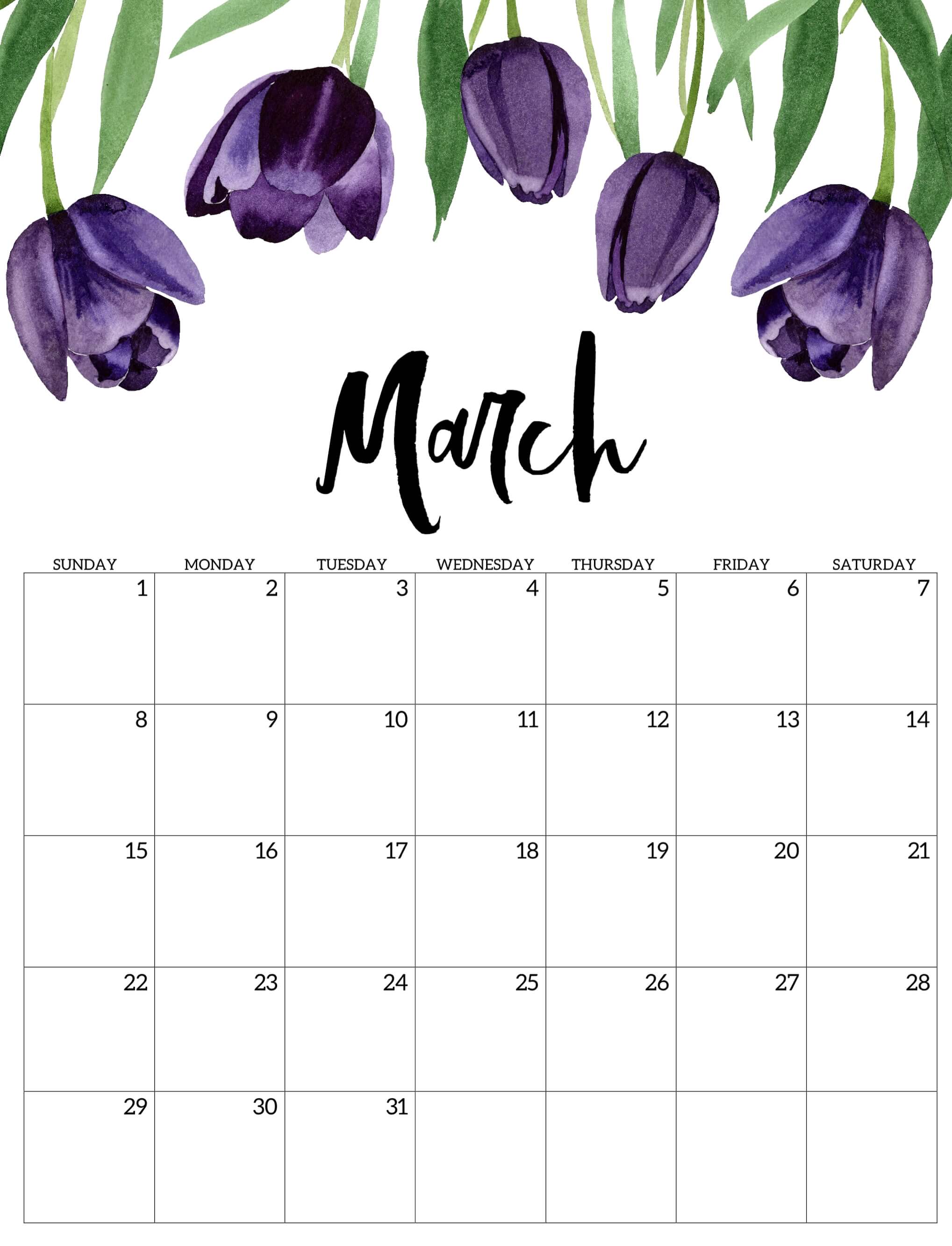 Cute March Calendar Designs Image Learnworksheet Learn