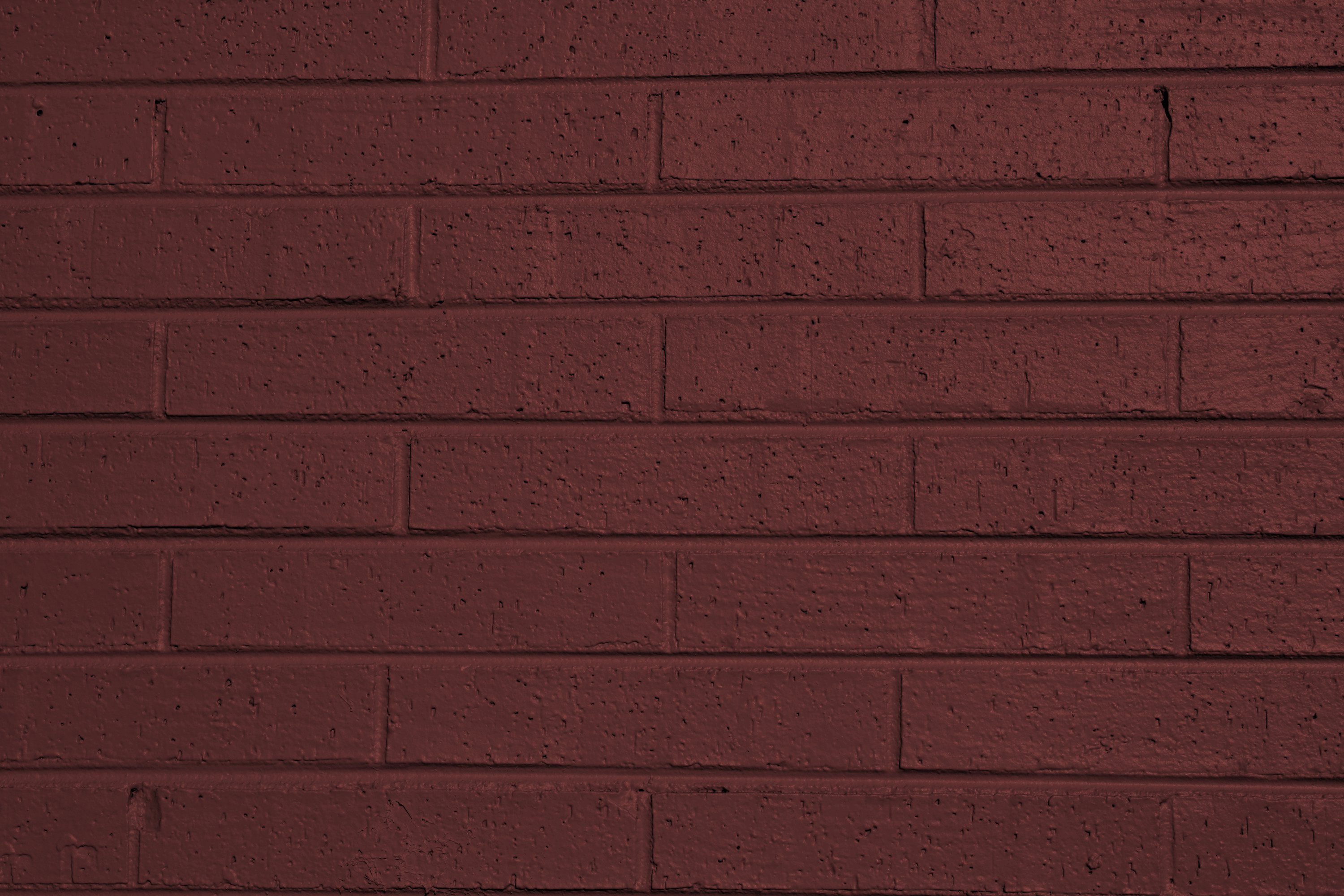 Brownish Red Painted Brick Wall Texture High Resolution Photo