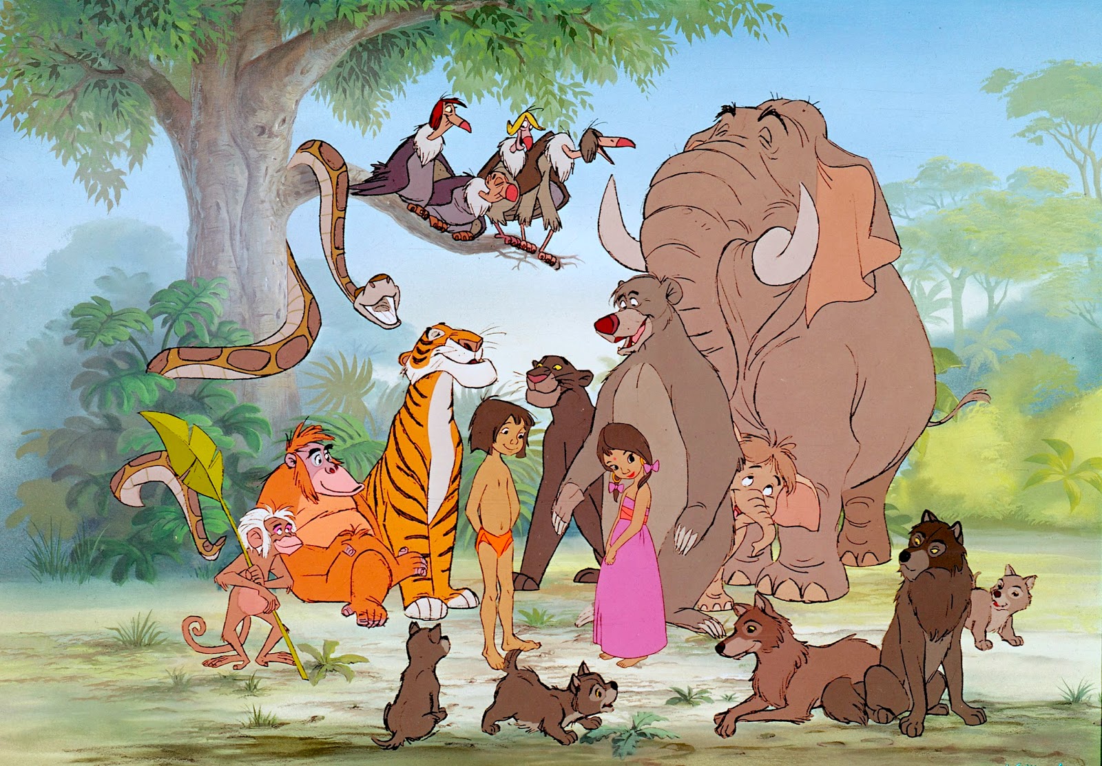 Disney Jungle Book characters   The Jungle Book Wallpaper