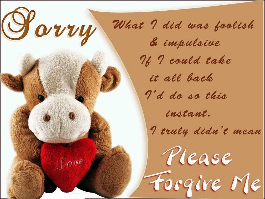 Cute Apology Messages To A Lover With Sorry Image Ilove