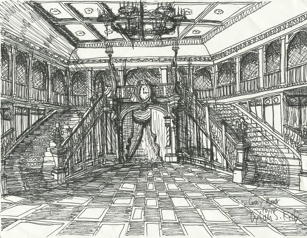 Haunted Mansion Foyer By Rochestergremlin