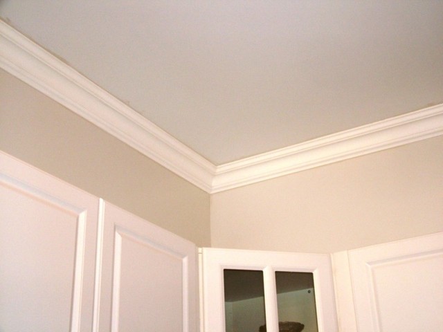 Dct Plain Styrofoam Crown Molding In Wide Ft Long Wallpaper