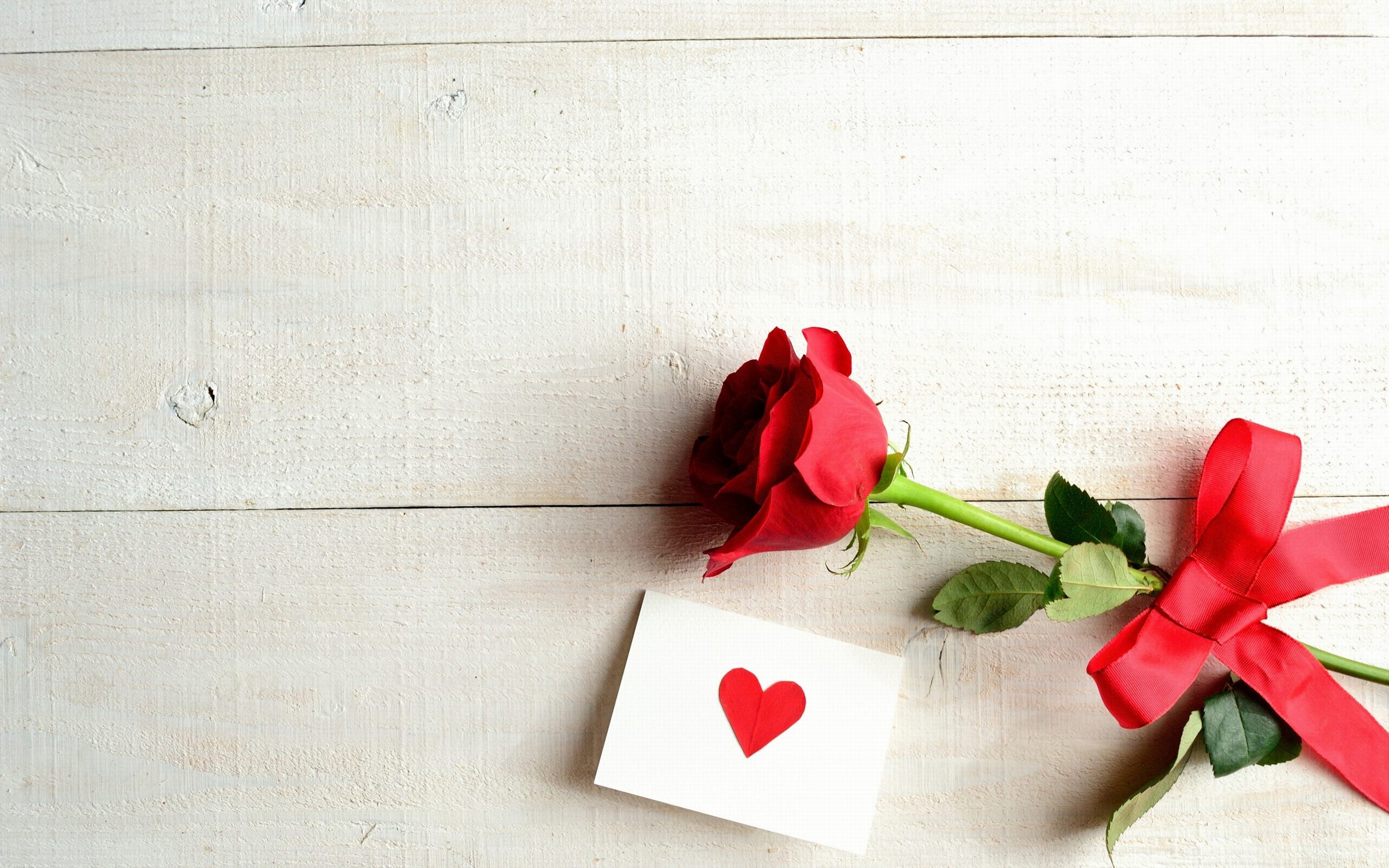 Ribbon Flower Of Love Card Wallpaper For Desktop Amp Mobile