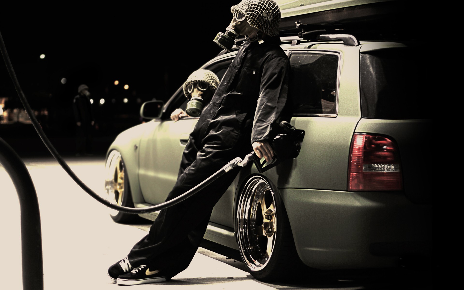 The Gas Mask Fill Up Wallpaper iPhone