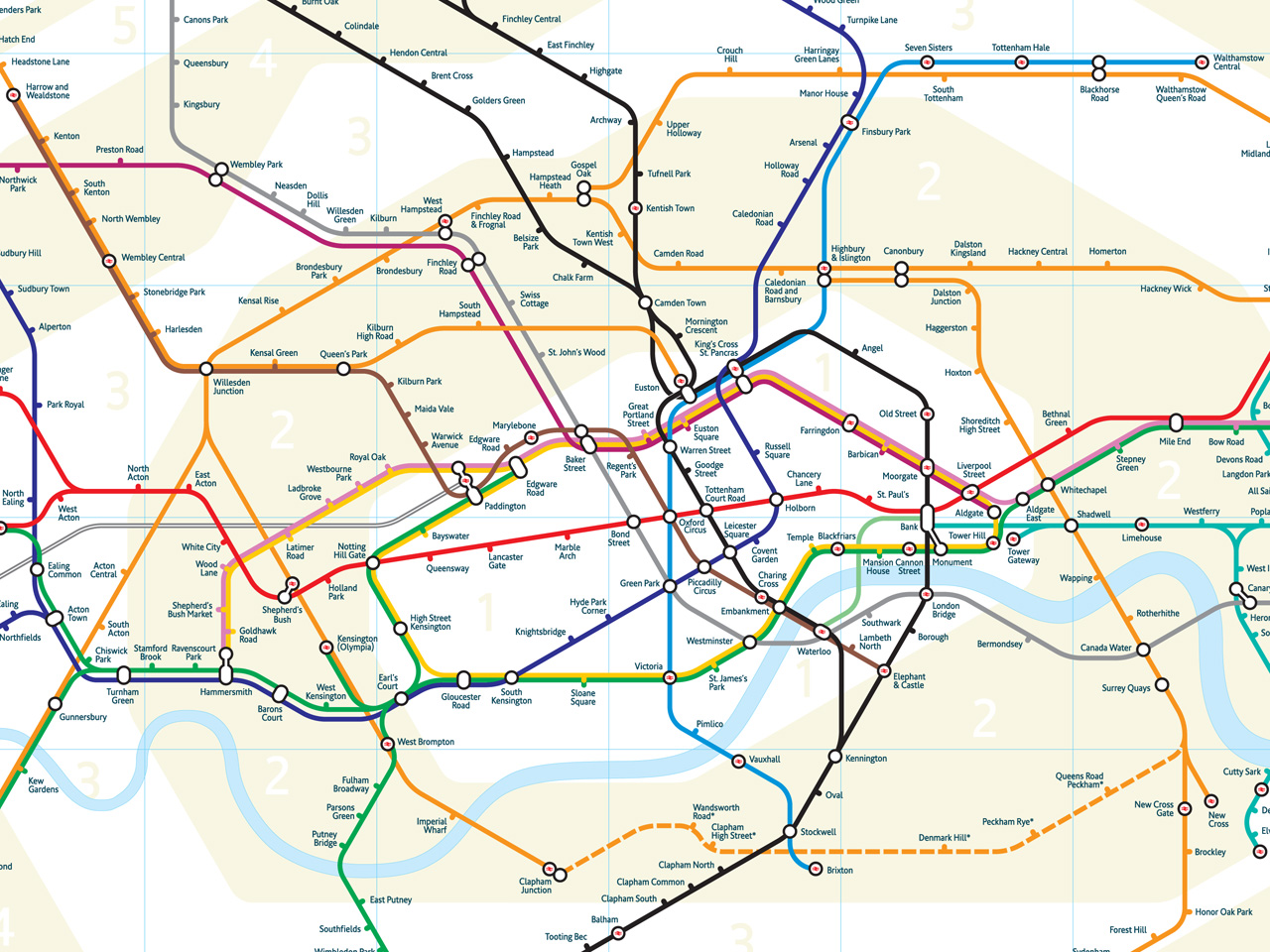 London Tubemap A New Angle On The Underground