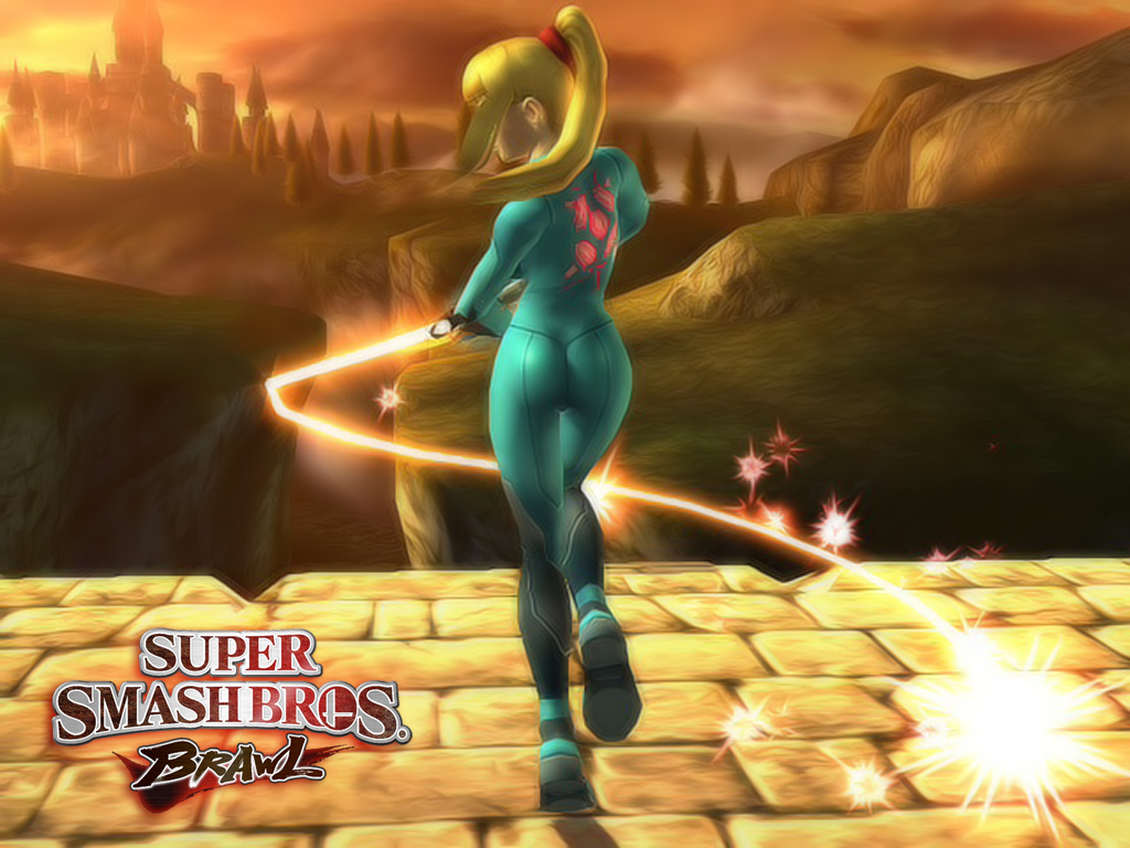 Samus Aran And Wii Fit Trainer Super Smash Bros 