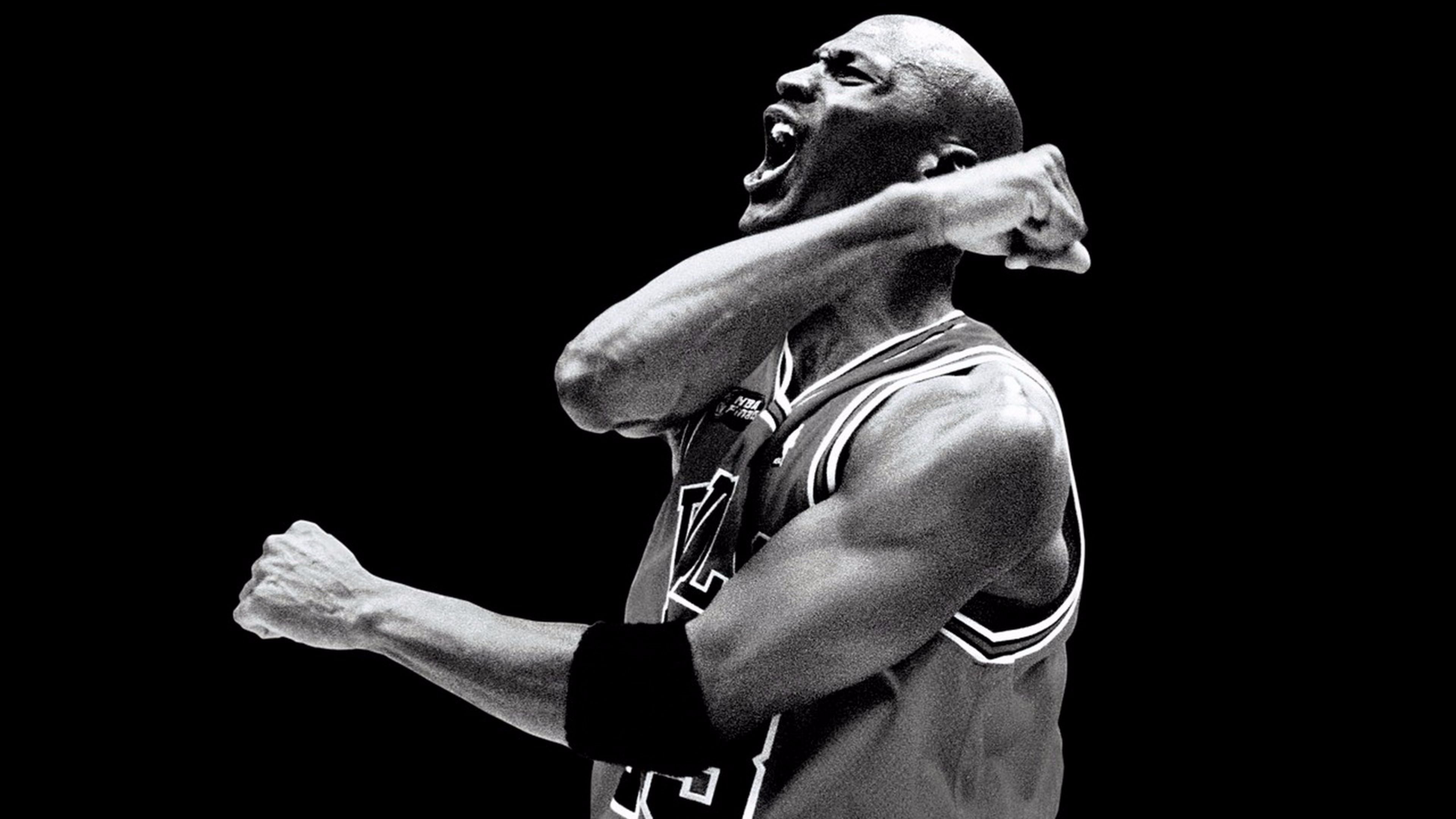 Black And White Michael Jordan 4k Wallpaper