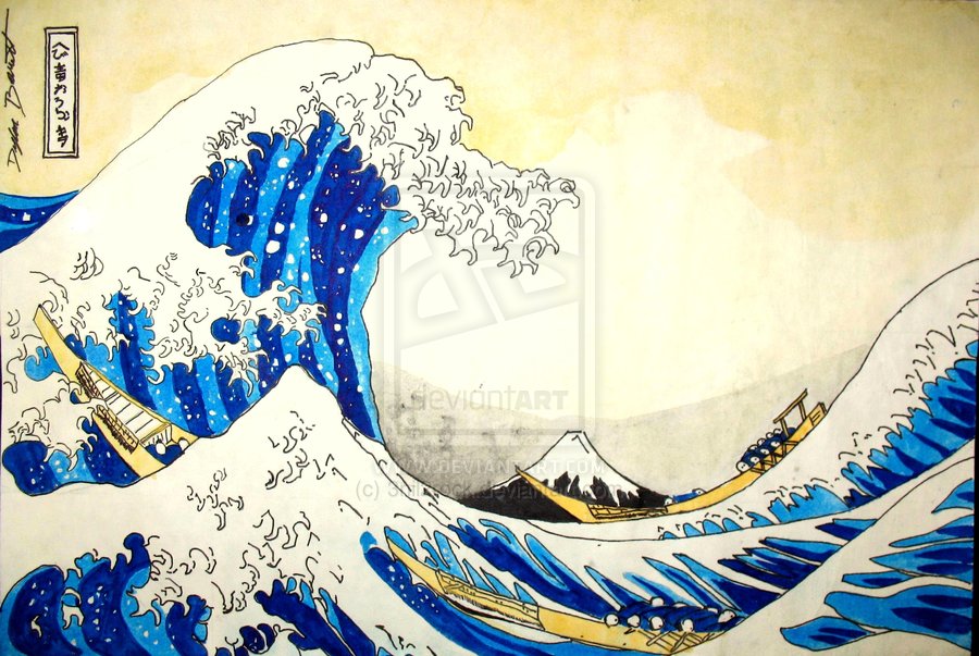 The Great Wave off Kanagawa 1080P 2k 4k HD wallpapers backgrounds free  download  Rare Gallery