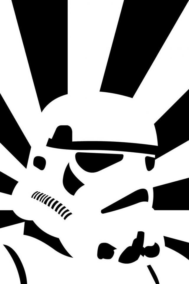 Stormtrooper Star Wars Drawing Wallpaper iPhone