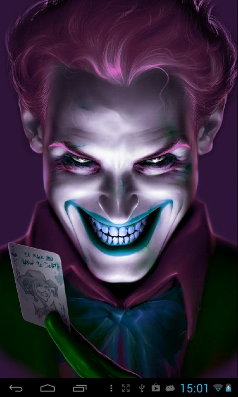 Joker Live Wallpaper For Your Android Phone