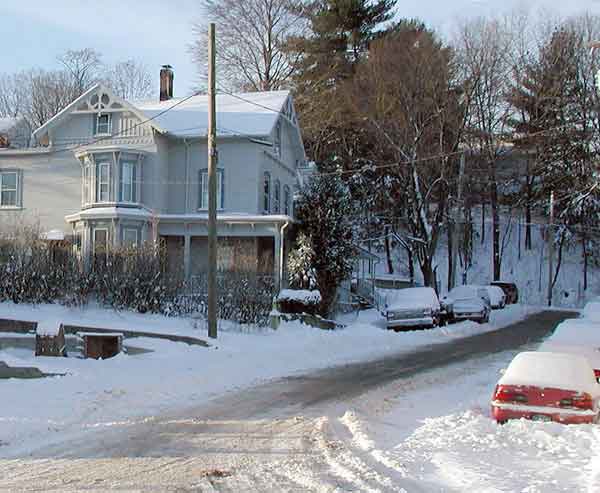 New England Winter Scene New England Winter Scene