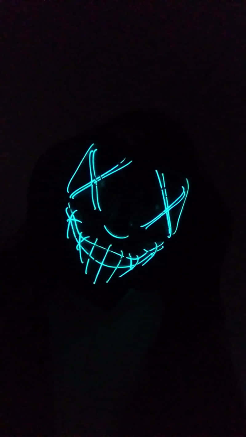 Neon Halloween Wallpaper