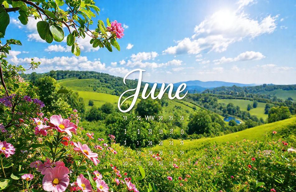 June Calendar Wallpaper