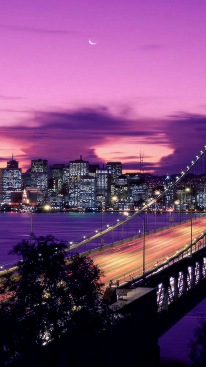 Francisco California Oakland Bay Bridge Galaxy S3 Wallpaper