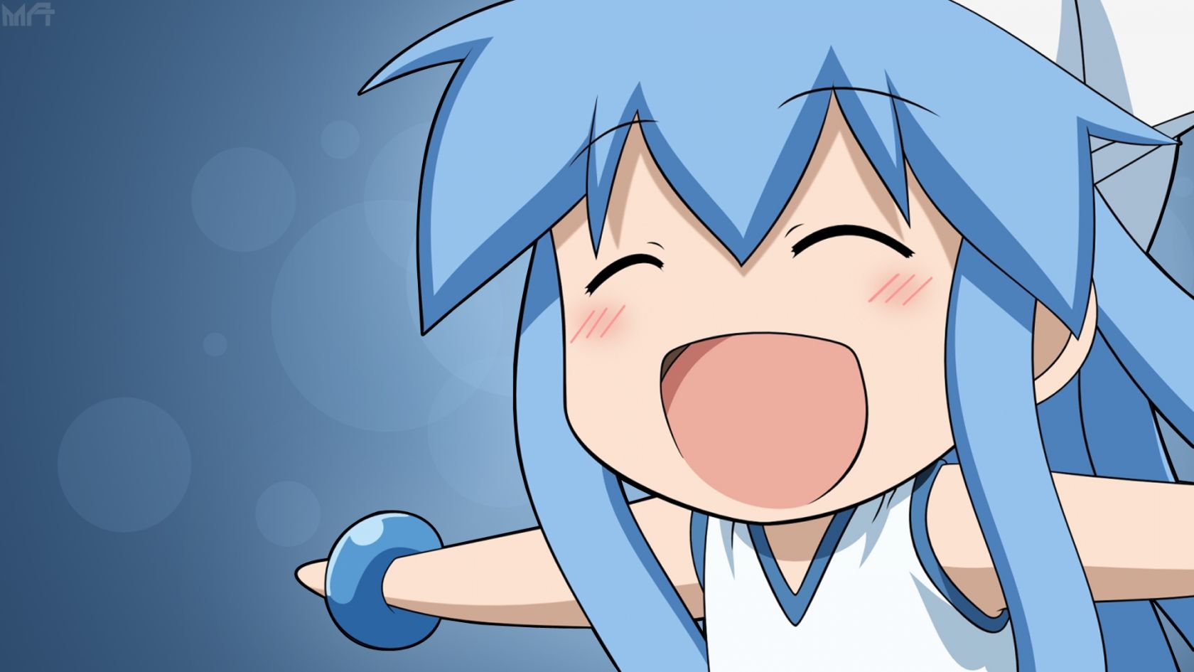 Cute Squid Girl Chibi HD Anime Wallpaper Wallpapers Pictures