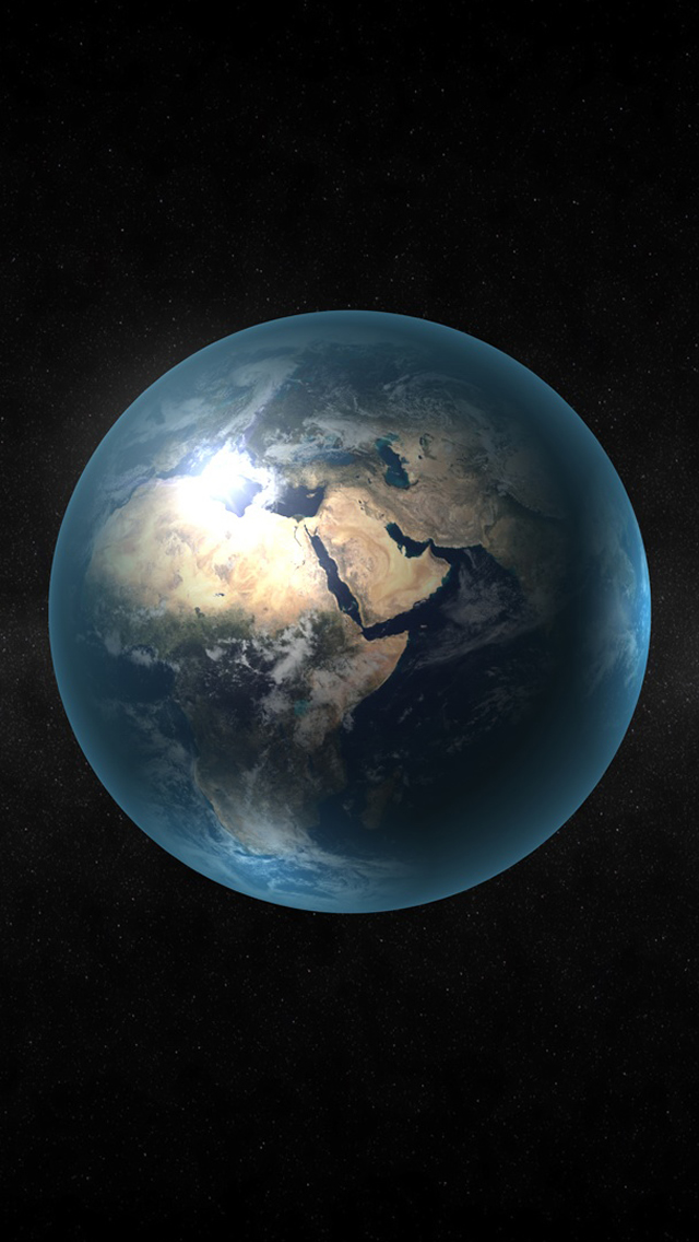Earth Space iPhone 5s Wallpaper iPad