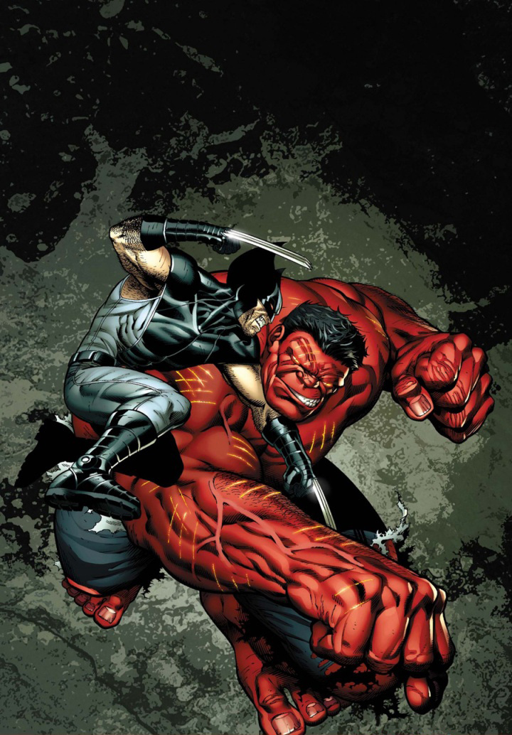 Wolverine Vs Red Hulk Marvel Ics Photo