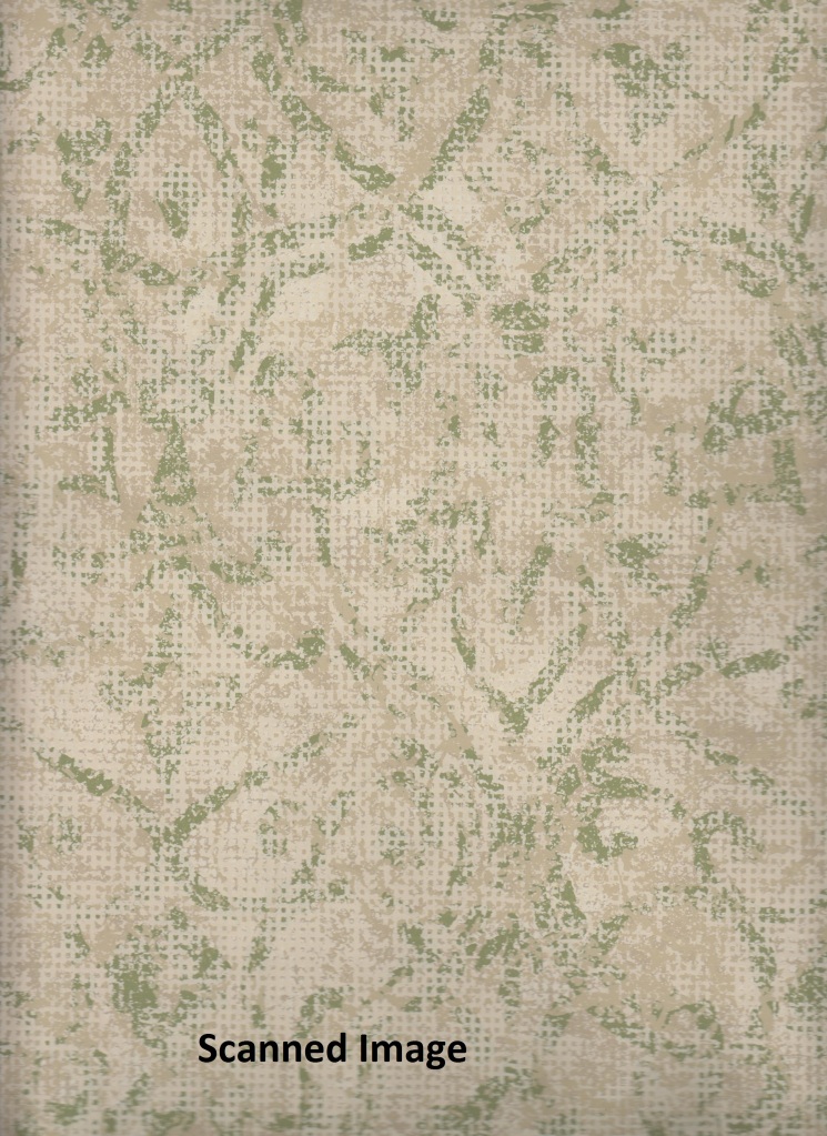 Damask Wallpaper Green Faux Crackle Damask Sidewall Cream Background 745x1023