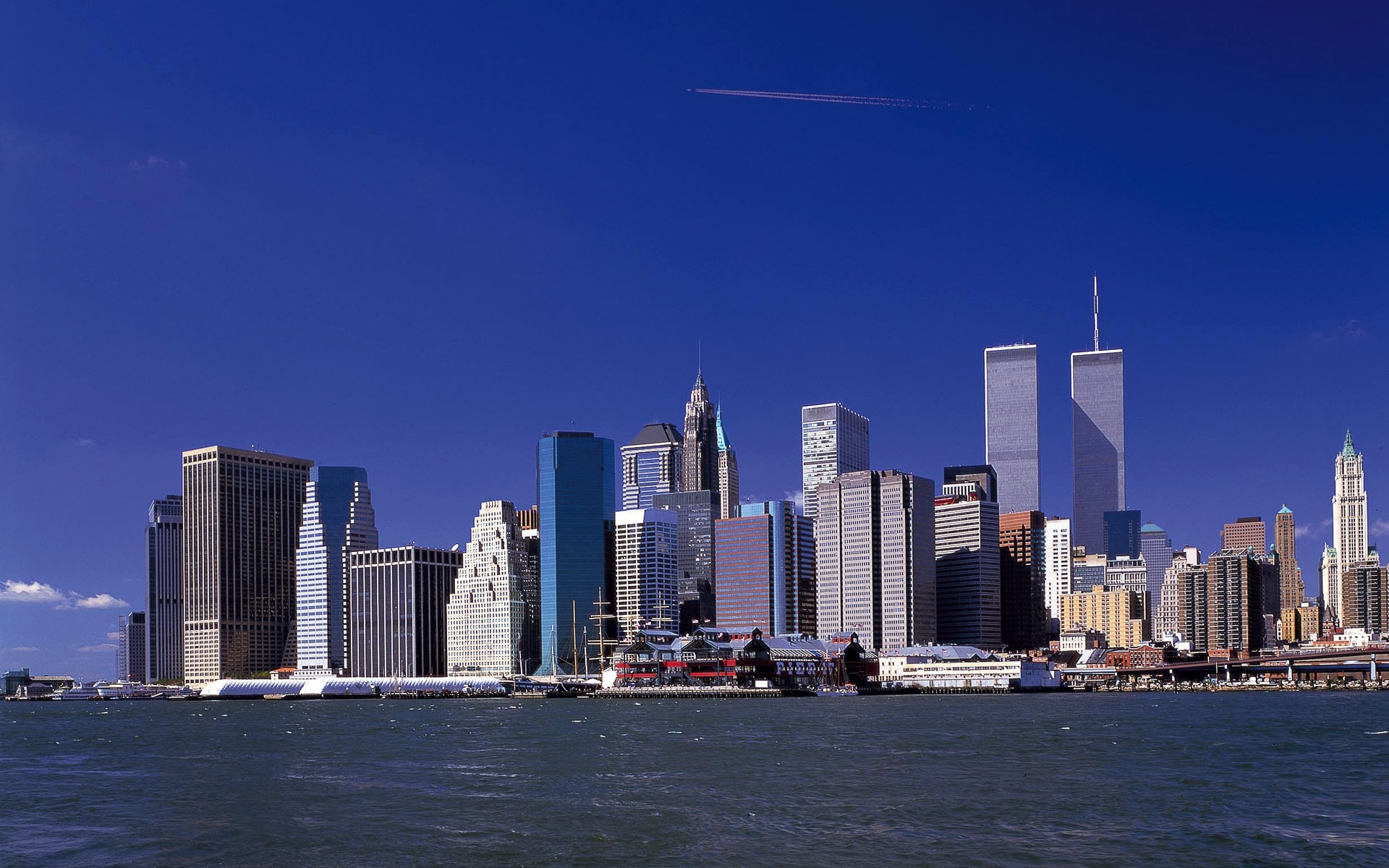 Wallpaper Twin Towers New York World Trade Center