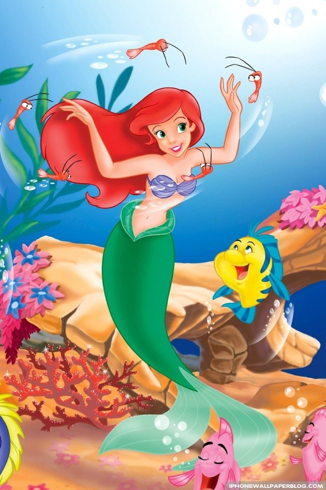 Little Mermaid iPhone Wallpaper