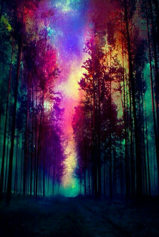 Colorful Galaxy Background Picsart