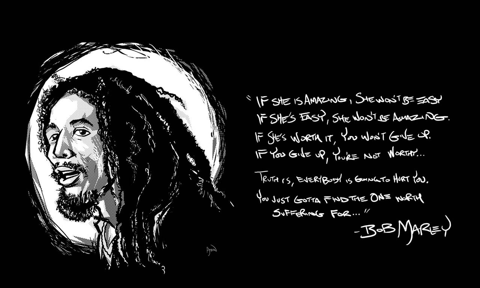 Bob Marley Quotes Wallpaper