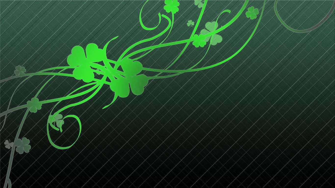 Happy St Patricks Day 2012 PowerPoint Backgrounds Download 1366x768