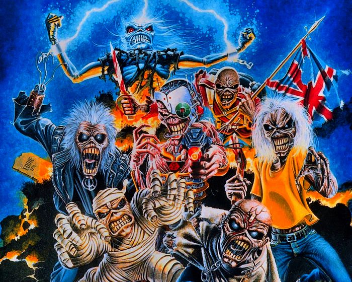 Heavy Metal and Gothic Art   Iron Maiden Album Cover Art Wallpapers