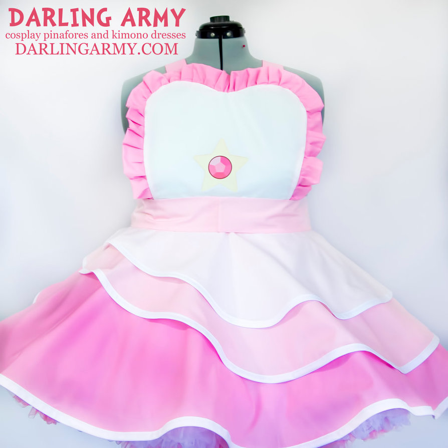Rose Quartz Steven Universe Cosplay Pinafore Dress By Darlingarmy On