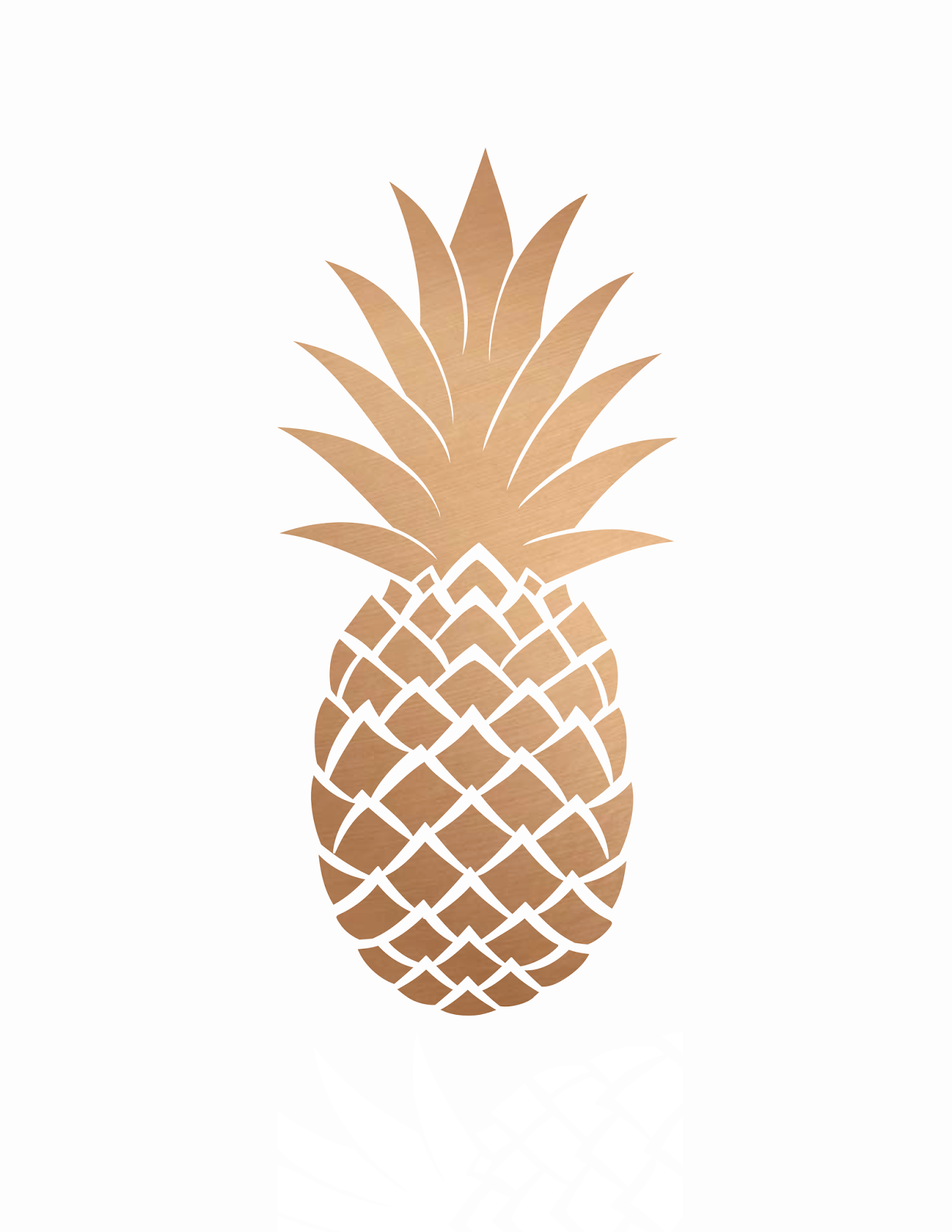 Oh So Lovely Pretty Pineapple Printables