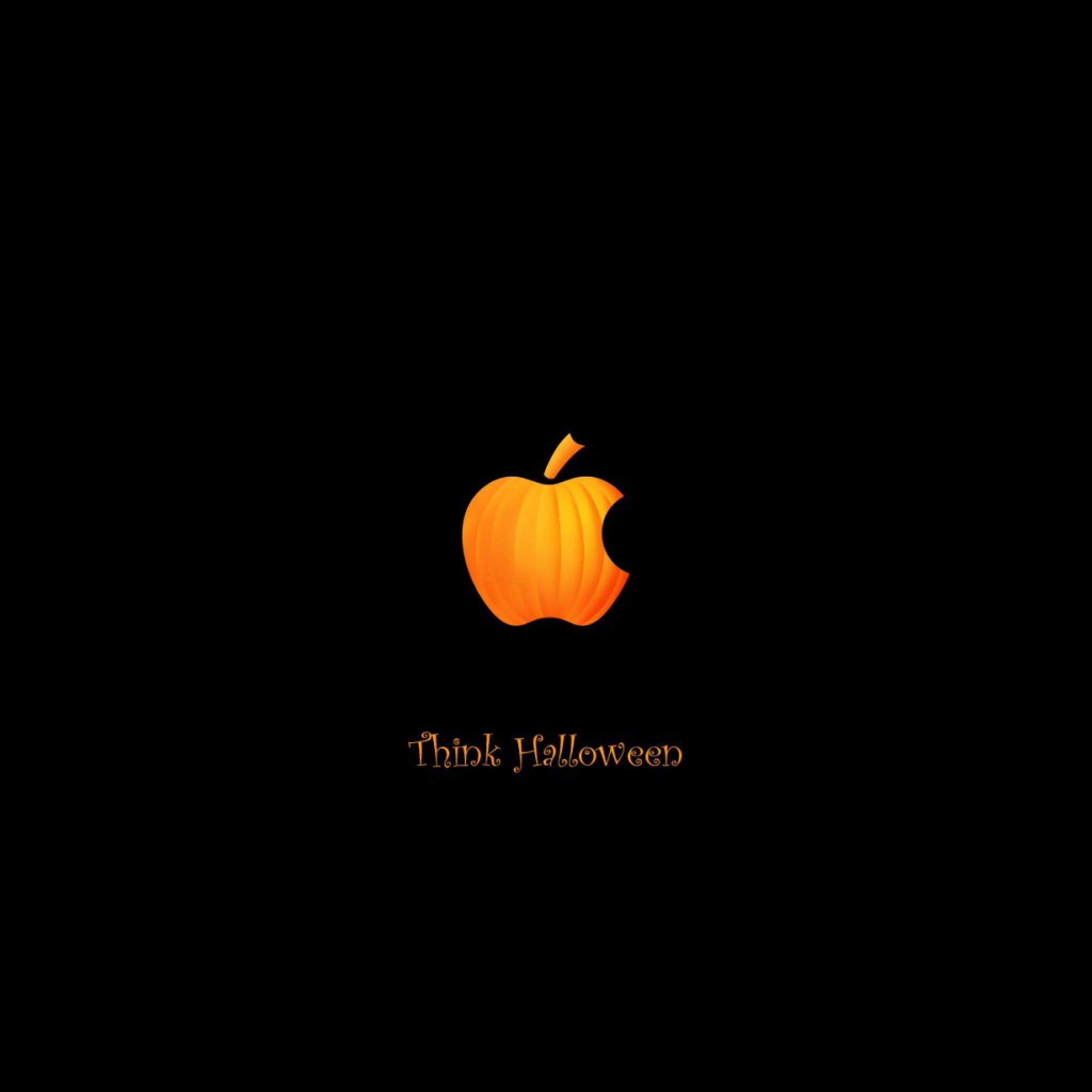 Apple Halloween Screensaver iPad iPhone HD Wallpaper