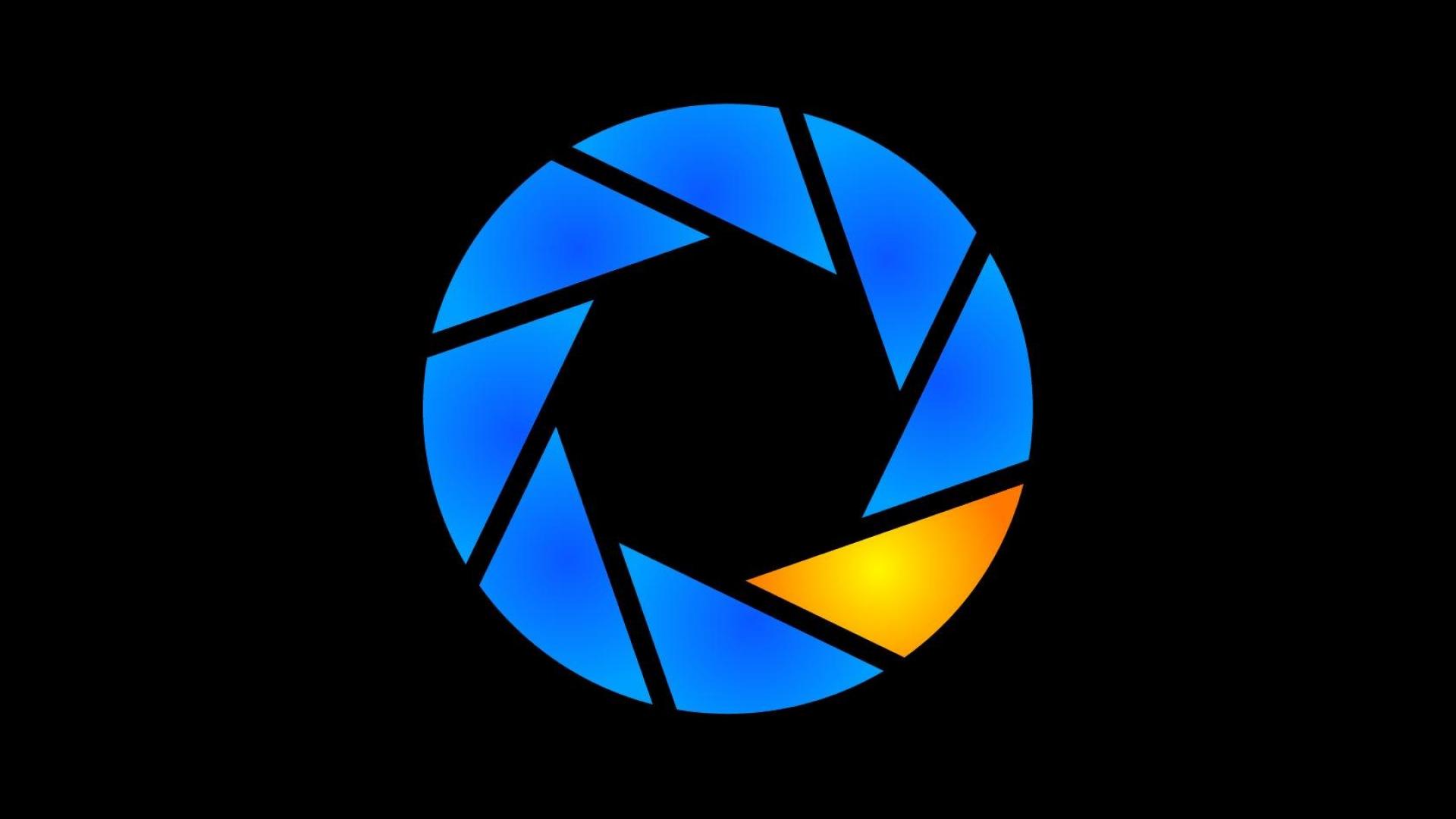 Portal Aperture Laboratories Logo Games HD Wallpaper