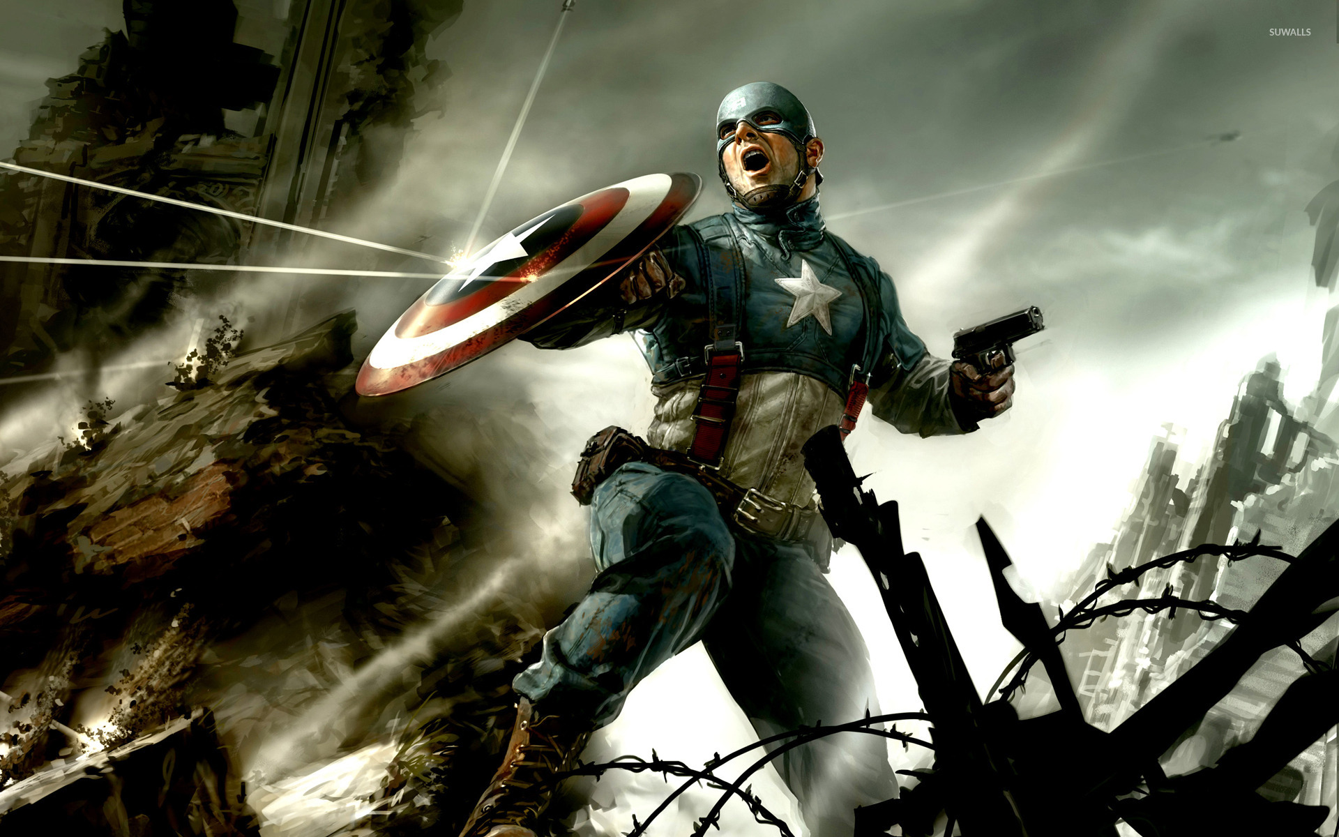 Captain America The First Avenger Wallpaper Movie