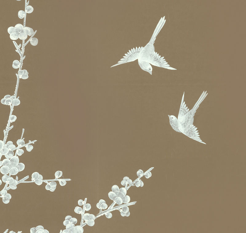 Porcelain Bird Chinoiserie Wallpaper   product images of 800x759