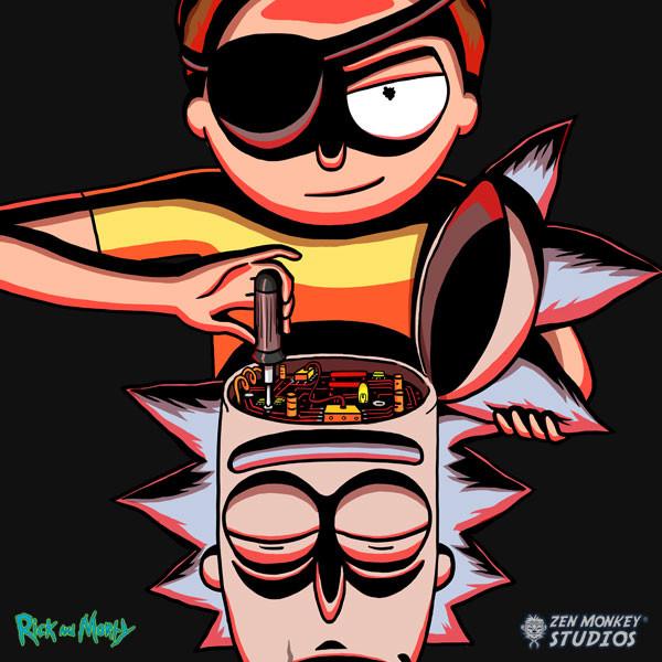 Evil Morty Official Rick And Shirts Zen Monkey