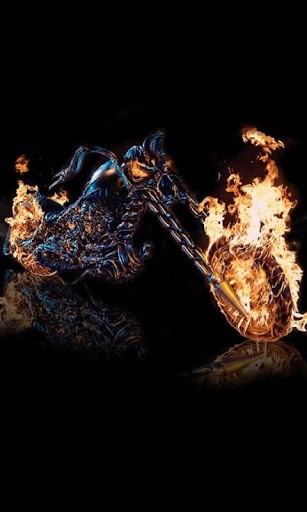 Hell Fire Skull Rider HD Lwp S Jpg