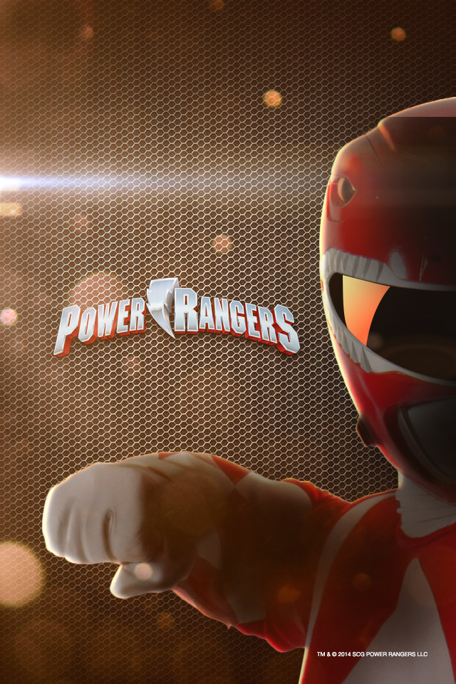 Power Rangers Wallpaper Mighty Megaforce Red Fun iPhone