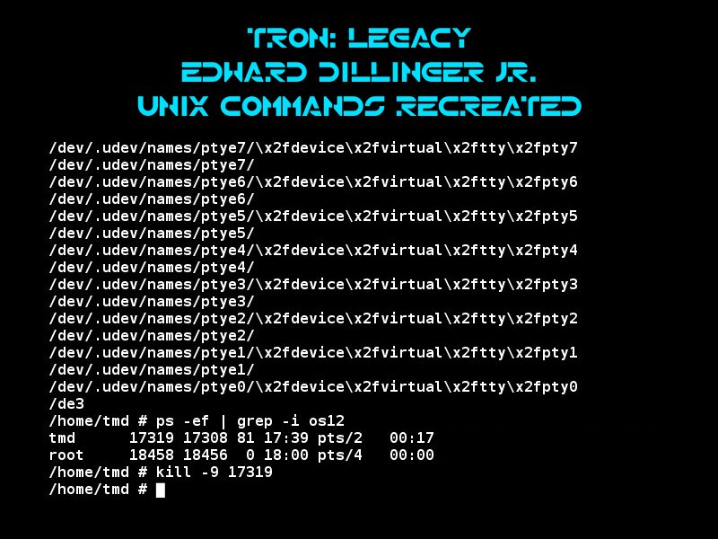 Tron Legacy Unix Mands By Pencilshade