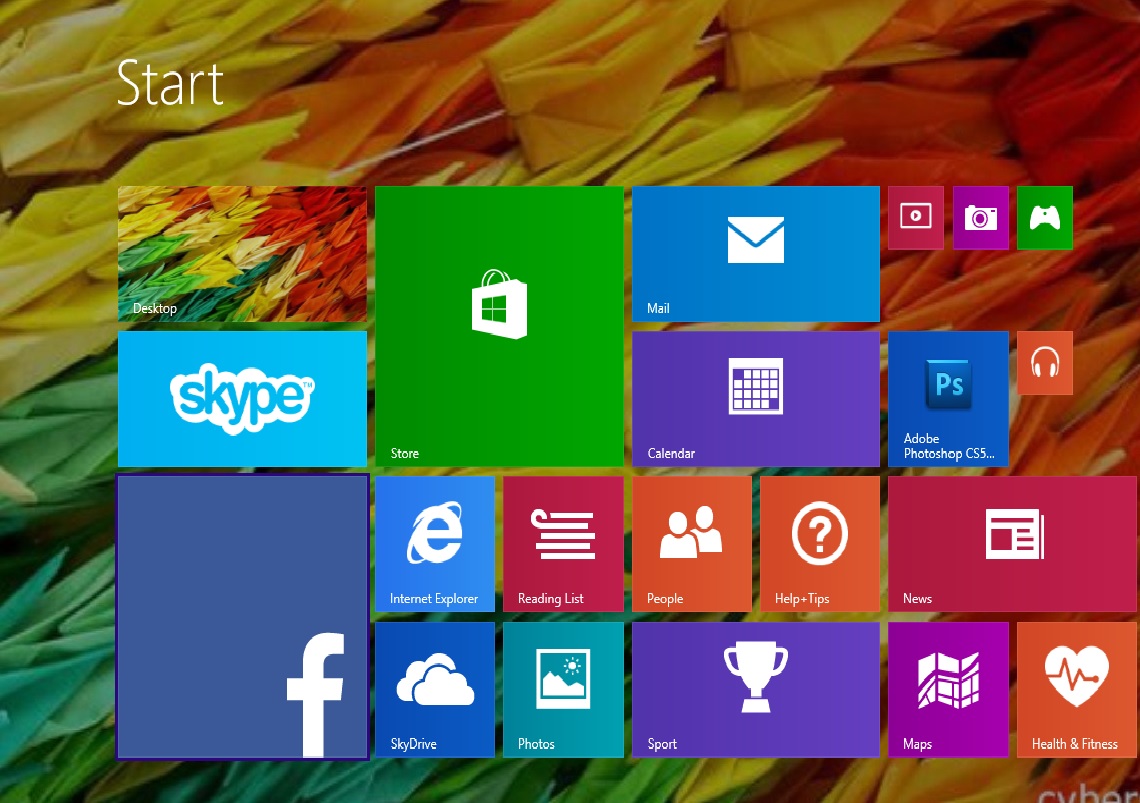 How To Change Start Screen Background in Windows 81   Cyber