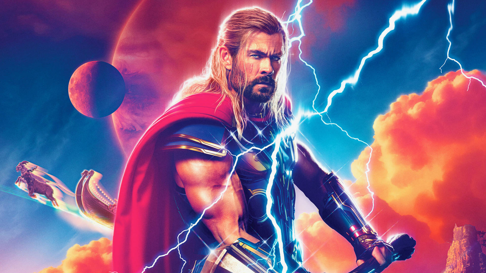 Thor Love And Thunder Dauntless Wallpaper