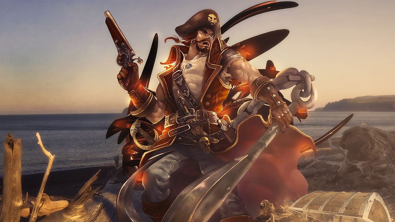 Pirates Gangplank Orange League Of Legends