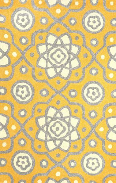Hand Hooked Josefine Rug In Yellow Design By Nuloom Burke Decor
